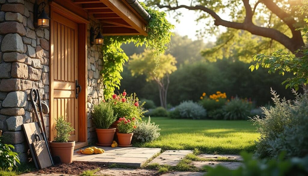 Abri de jardin adossé à un mur : guide, choix et installation