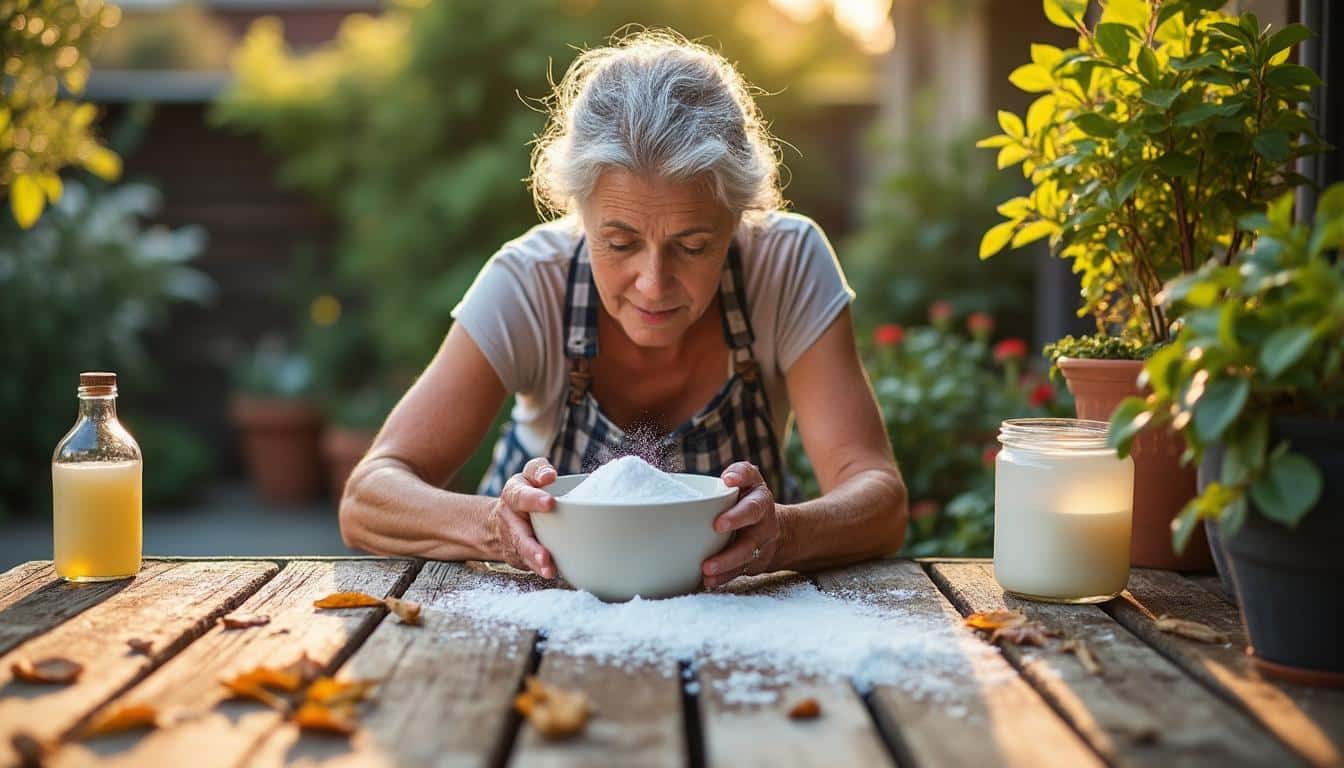 Illustration: Pourquoi utiliser une astuce de grand-mère pour nettoyer une terrasse en bois ?