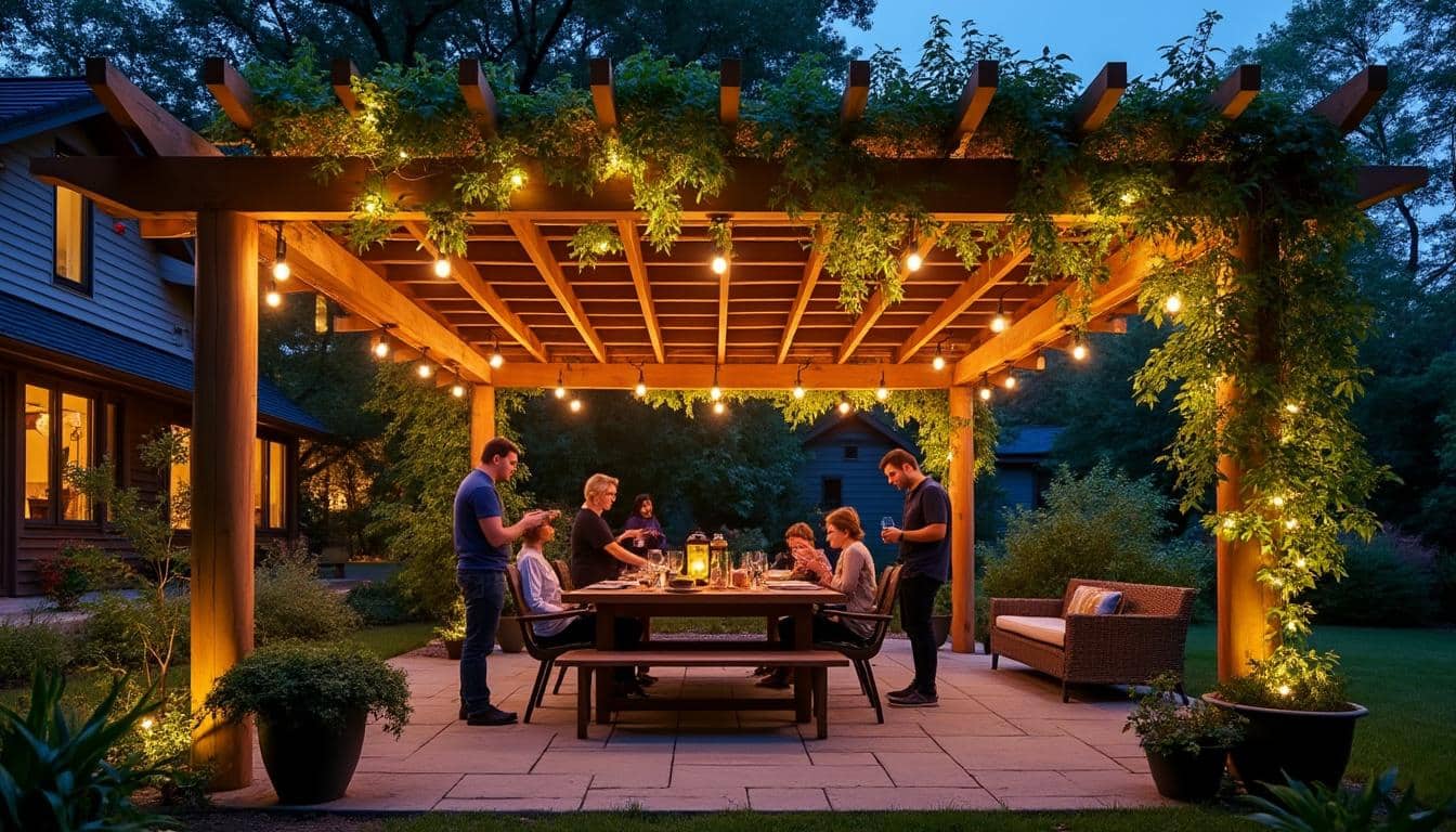 Illustration: Présentation de l’éclairage pour pergola : définitions et enjeux