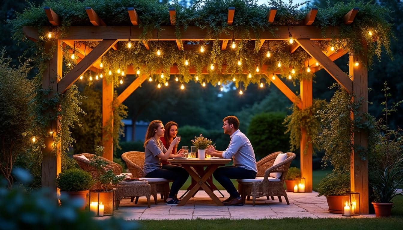 Illustration: Pourquoi et comment bien éclairer une pergola ?