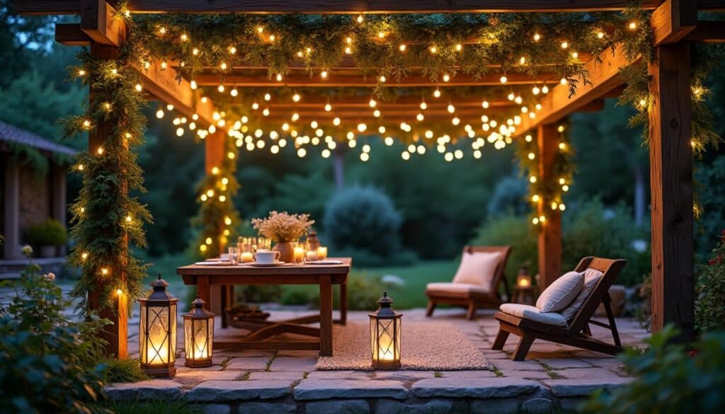 Éclairer une pergola : conseils et idées pour sublimer votre extérieur