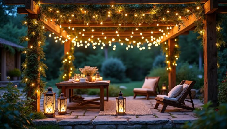 Éclairer une pergola : conseils et idées pour sublimer votre extérieur