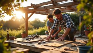 Fabriquer une pergola : guide complet pour un abri extérieur réussi