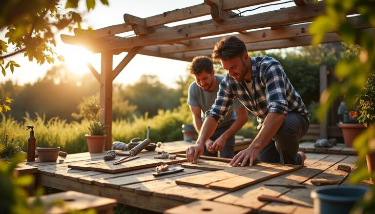 Fabriquer une pergola : guide complet pour un abri extérieur réussi
