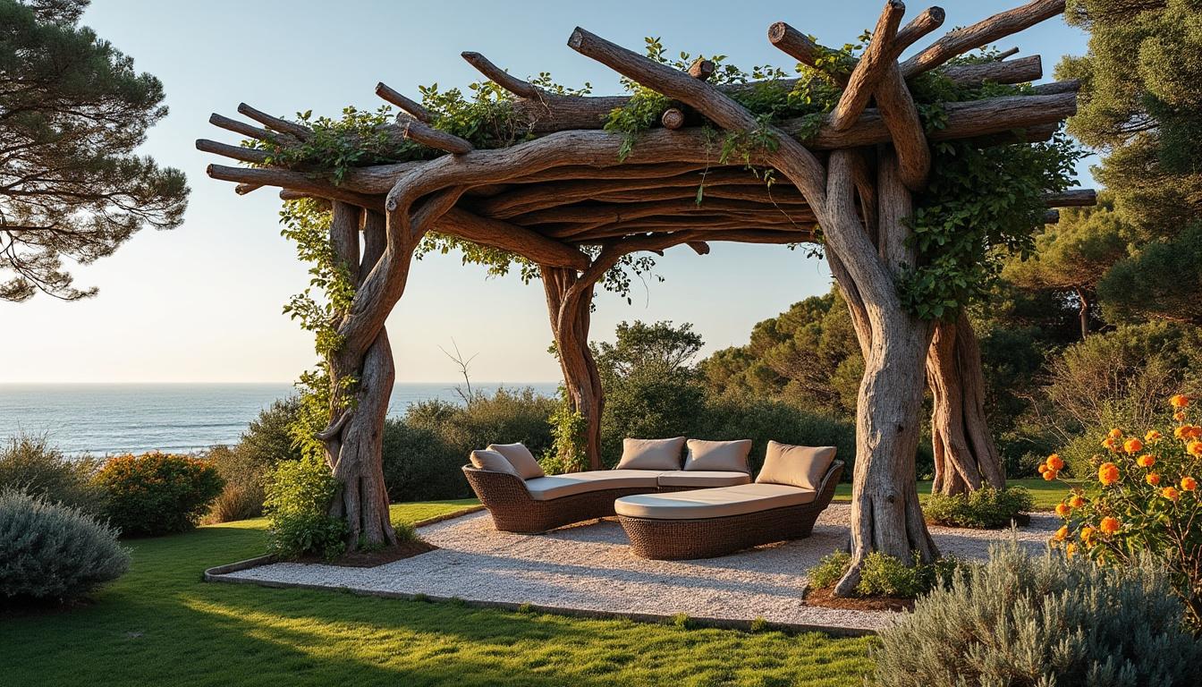 Illustration: Définition et caractéristiques de la pergola en bois flotté
