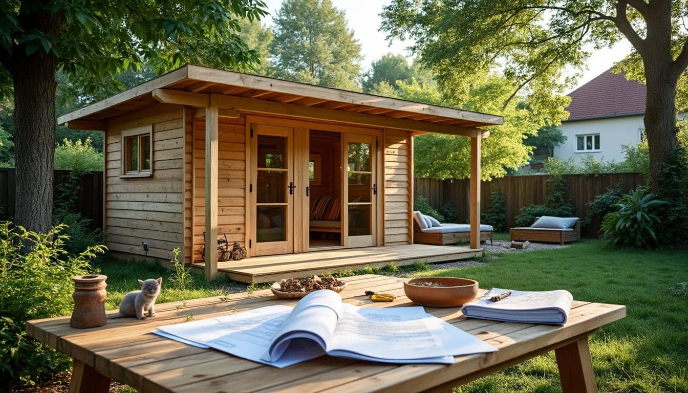 Permis de construire pour un abri de jardin : règles et démarches