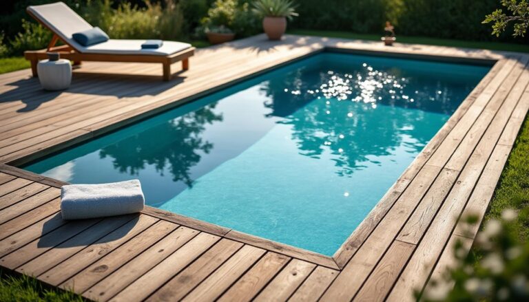 Piscine sur une terrasse en bois : guide complet, sécurité et choix