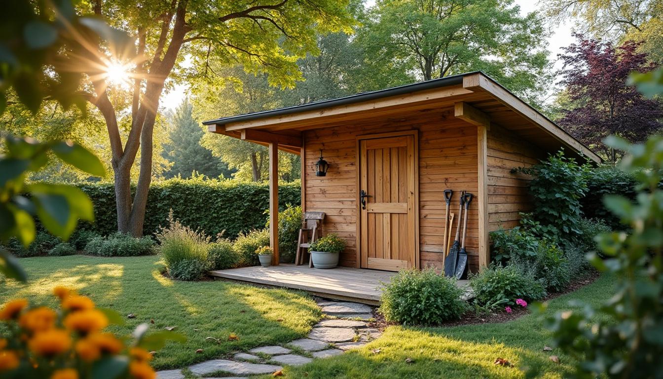 Illustration: Définition et atouts d’un plan d’abri de jardin à 1 pente