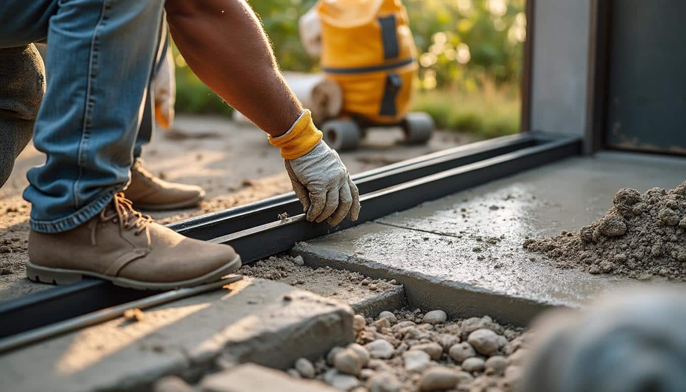 Fondation pour portail coulissant : guide pratique et conseils