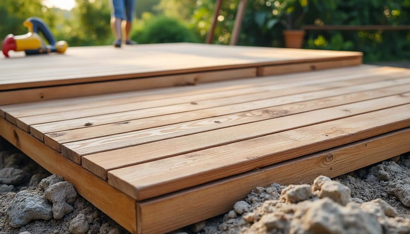 Terrasse en bois sur plot béton : guide complet, conseils et pose