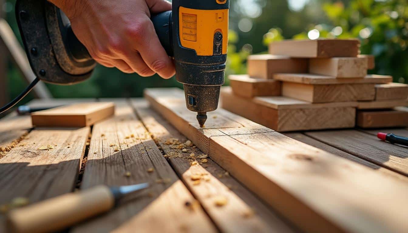 Illustration: Définition et rôle des vis pour terrasse en bois