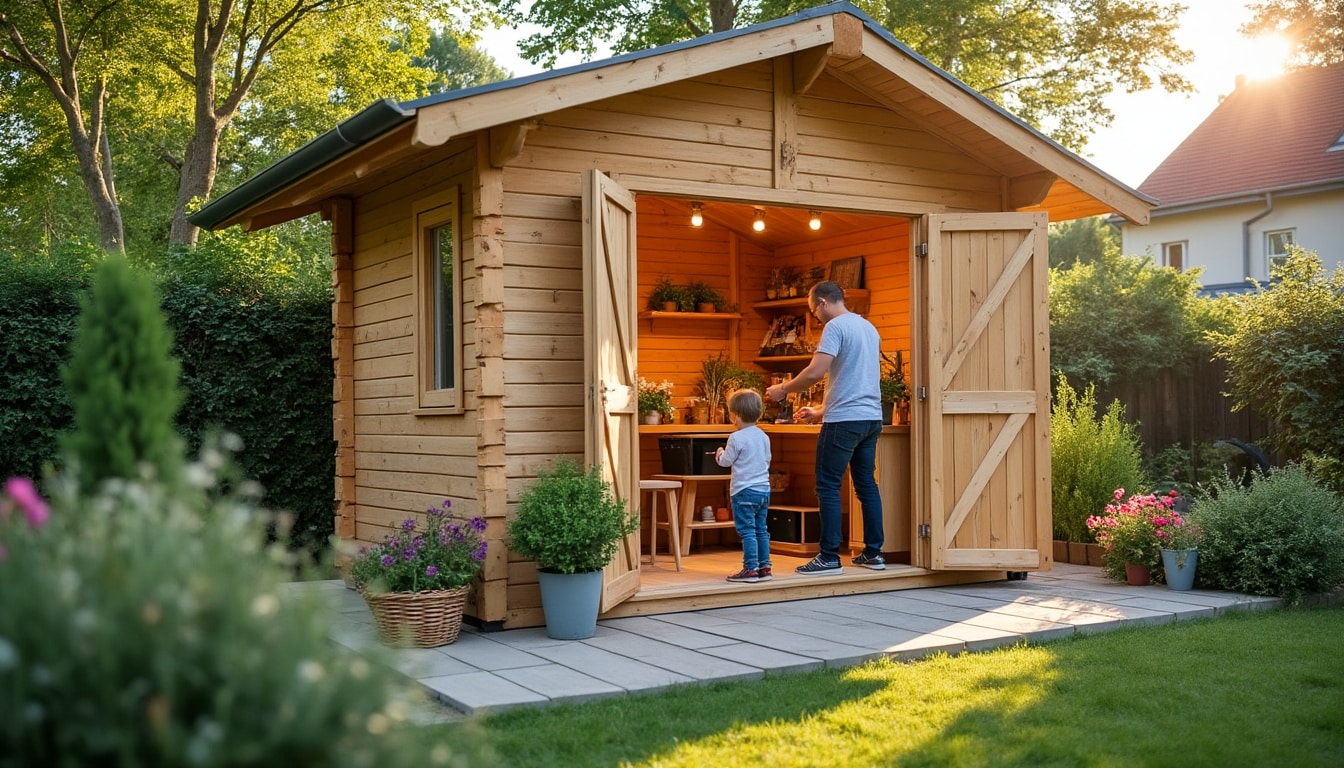 Illustration: Définition et usages des abris de jardin sans permis de construire