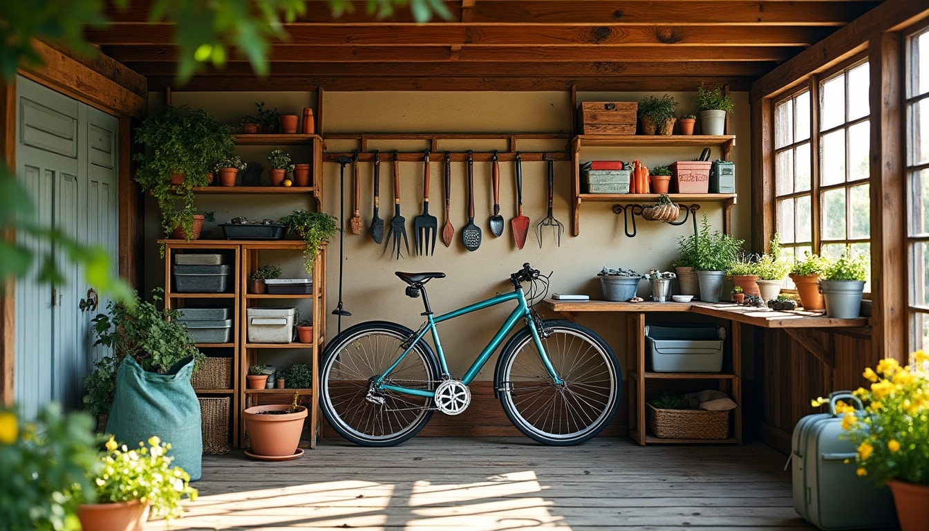 Illustration: Principes essentiels pour optimiser le rangement de son abri de jardin
