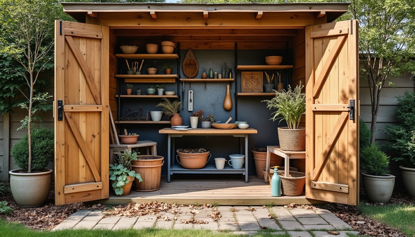 Astuce de rangement pour abri de jardin : optimisez votre espace