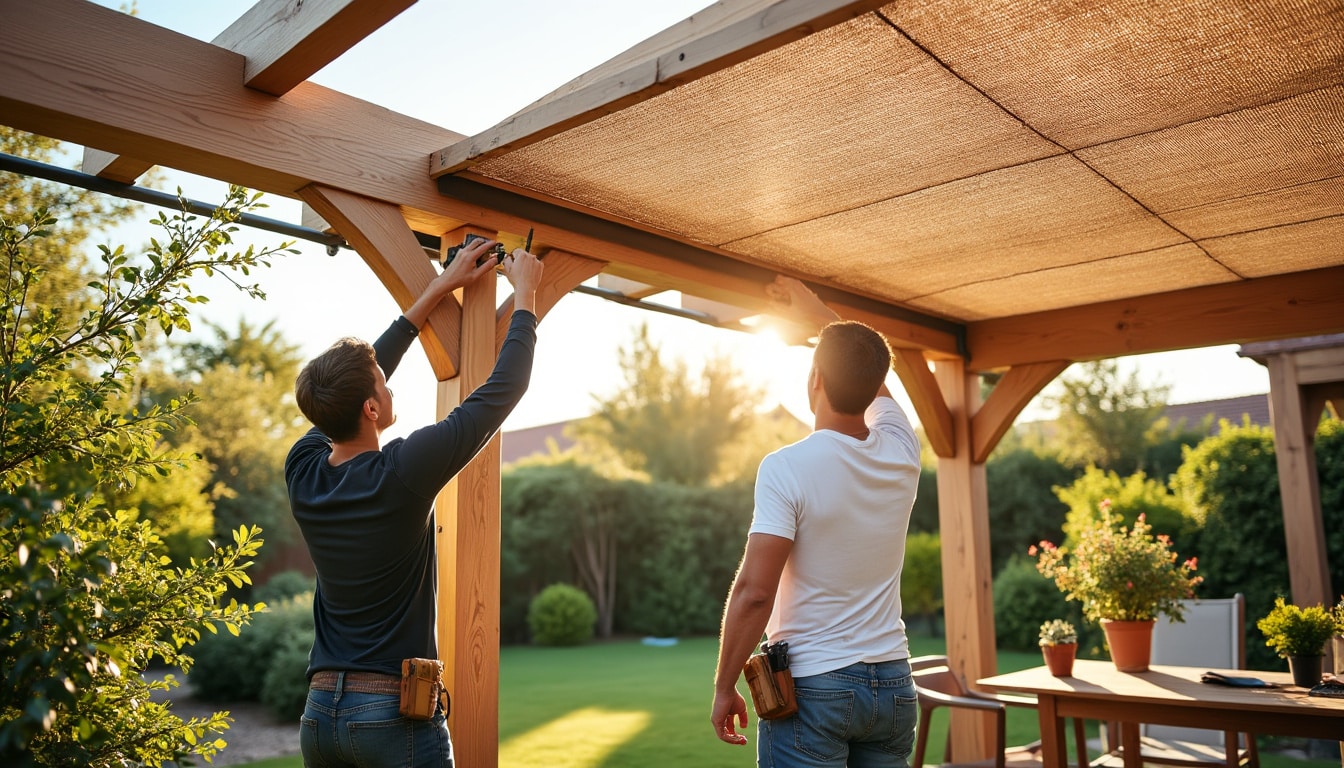 Illustration: Définition et usages de la canisse pour pergola étanche