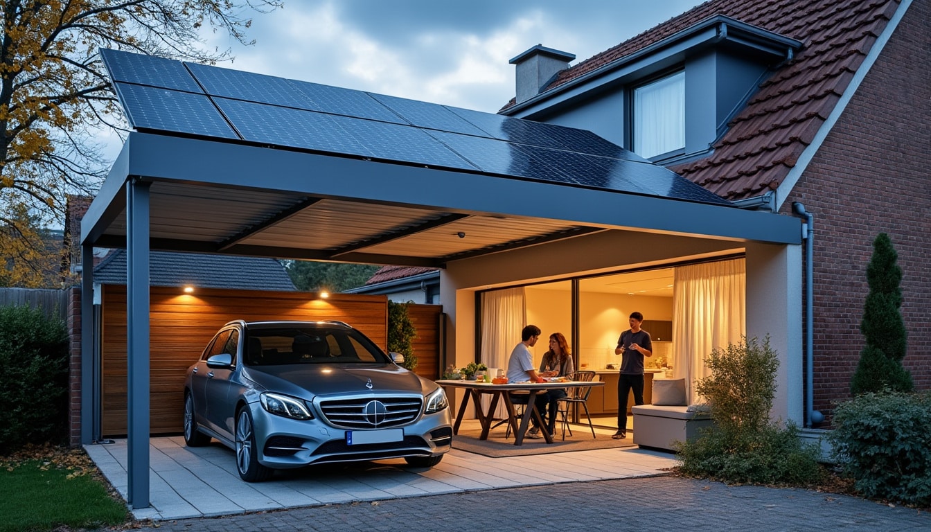 Illustration: Comprendre le concept de carport solaire gratuit et la réalité de la gratuité