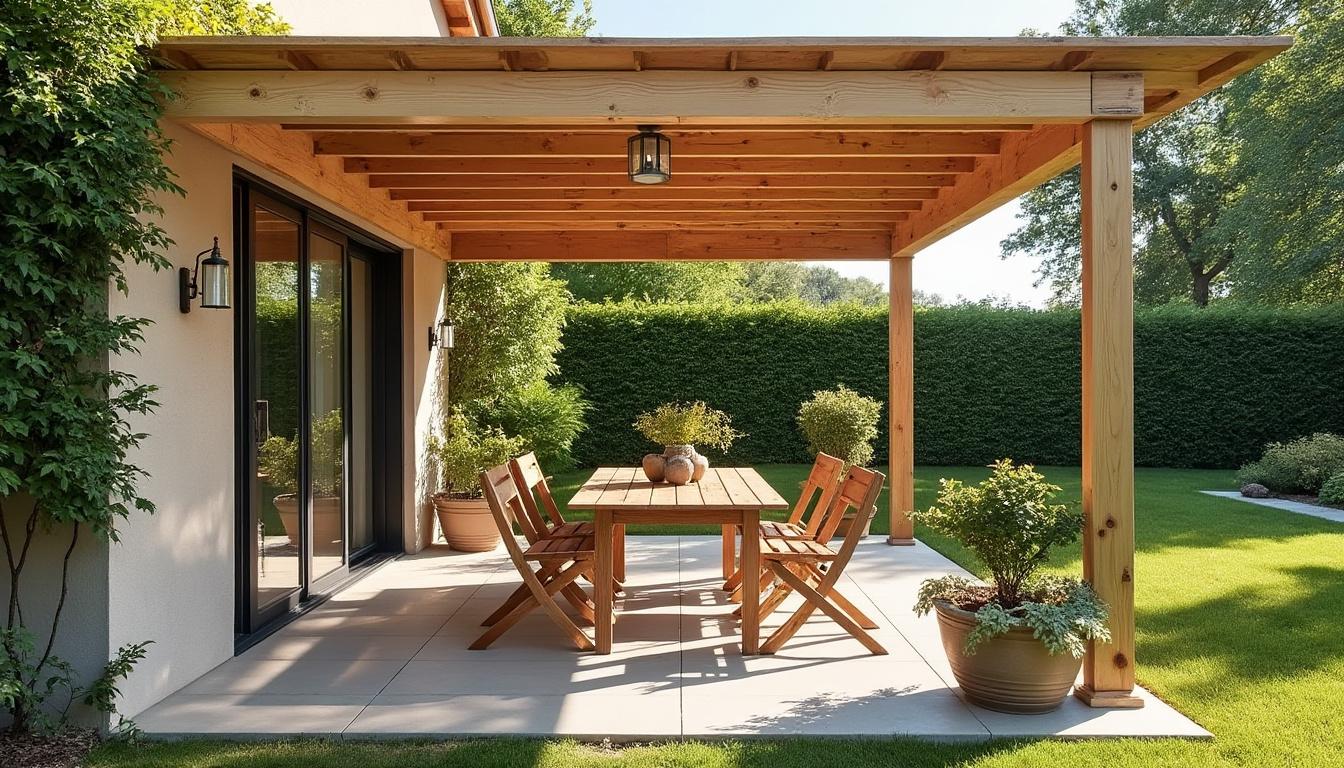 Illustration: Définition et présentation d’une pergola en bois