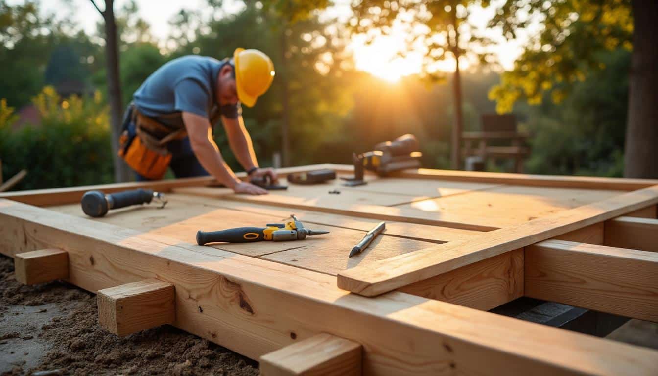 Illustration: Définition et rôle de la structure de terrasse en bois