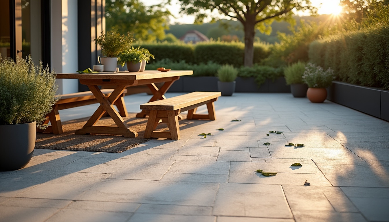 Illustration: Définition et avantages d’une terrasse en bois et en carrelage