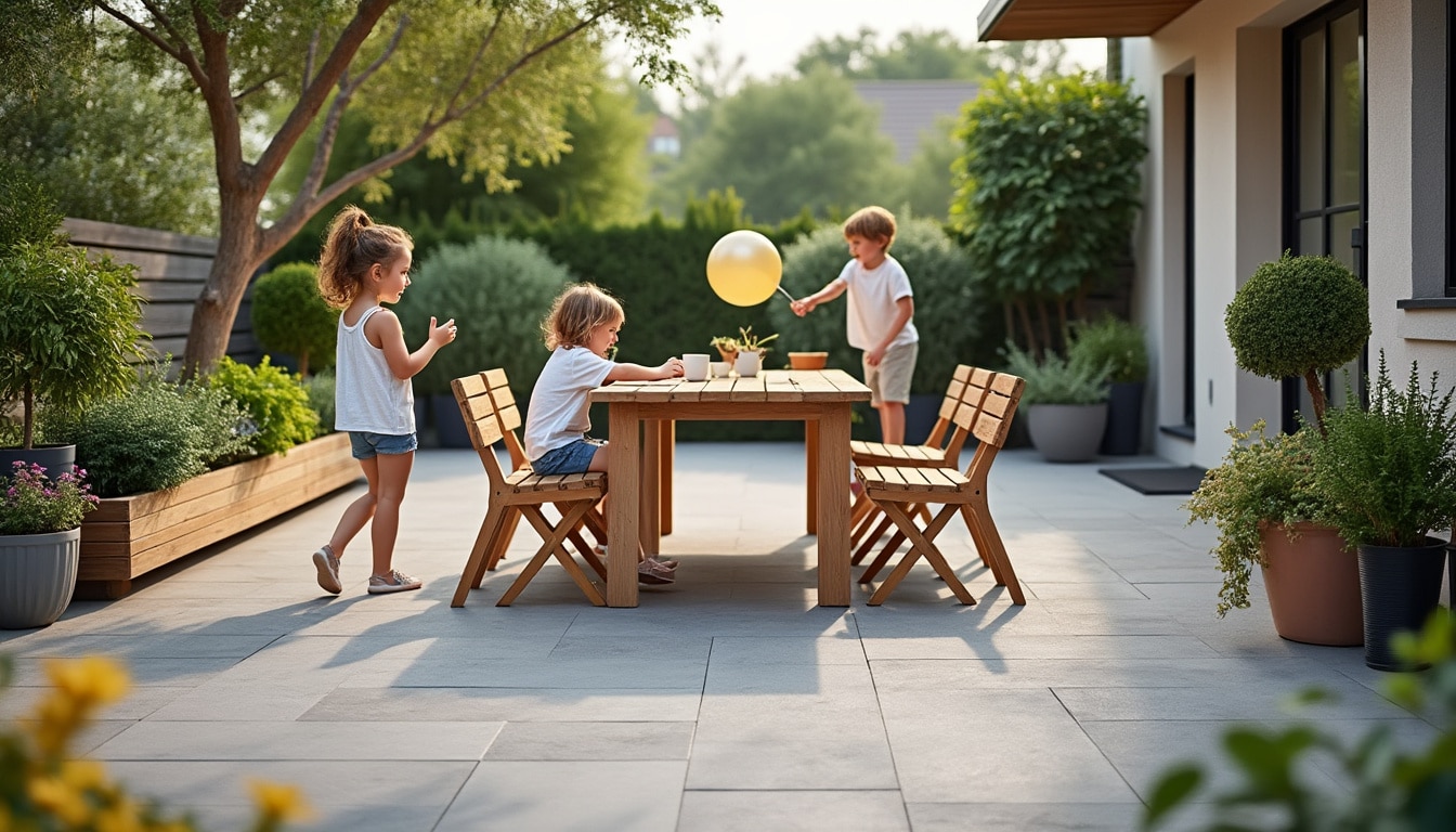 Terrasse en bois et carrelage : guide pour un extérieur unique