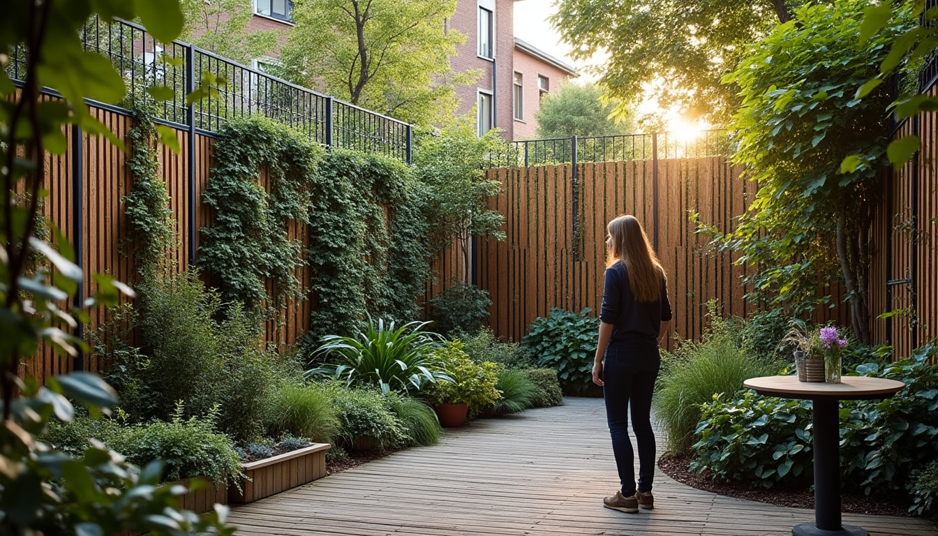 Illustration: Comprendre les enjeux de cacher un grillage au jardin ou au balcon