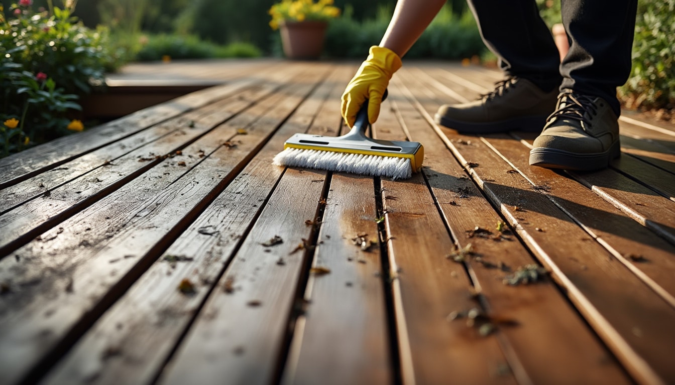 Illustration: Pourquoi et quand nettoyer une terrasse en bois pour préserver sa beauté ?