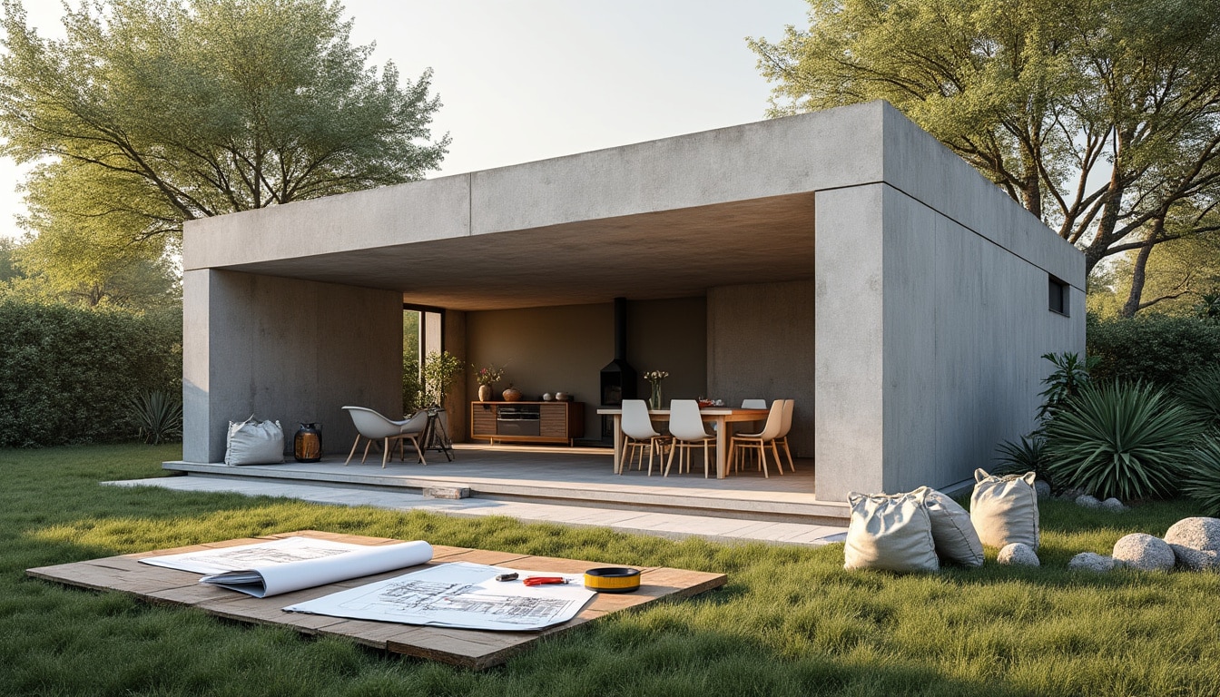 Illustration: Présentation de plans et modèles d’abri de jardin en parpaing de 20m²