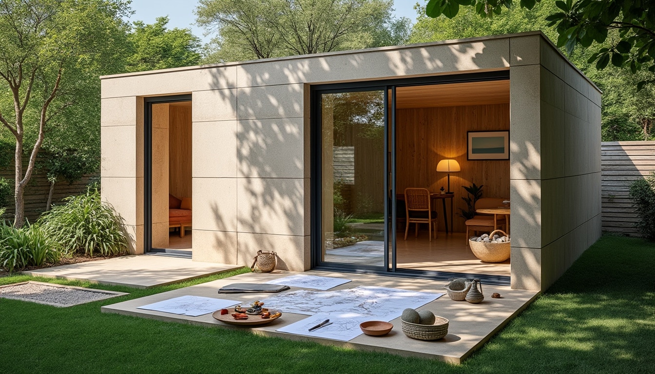 Plan d’abri de jardin en parpaing de 20m² : guide complet