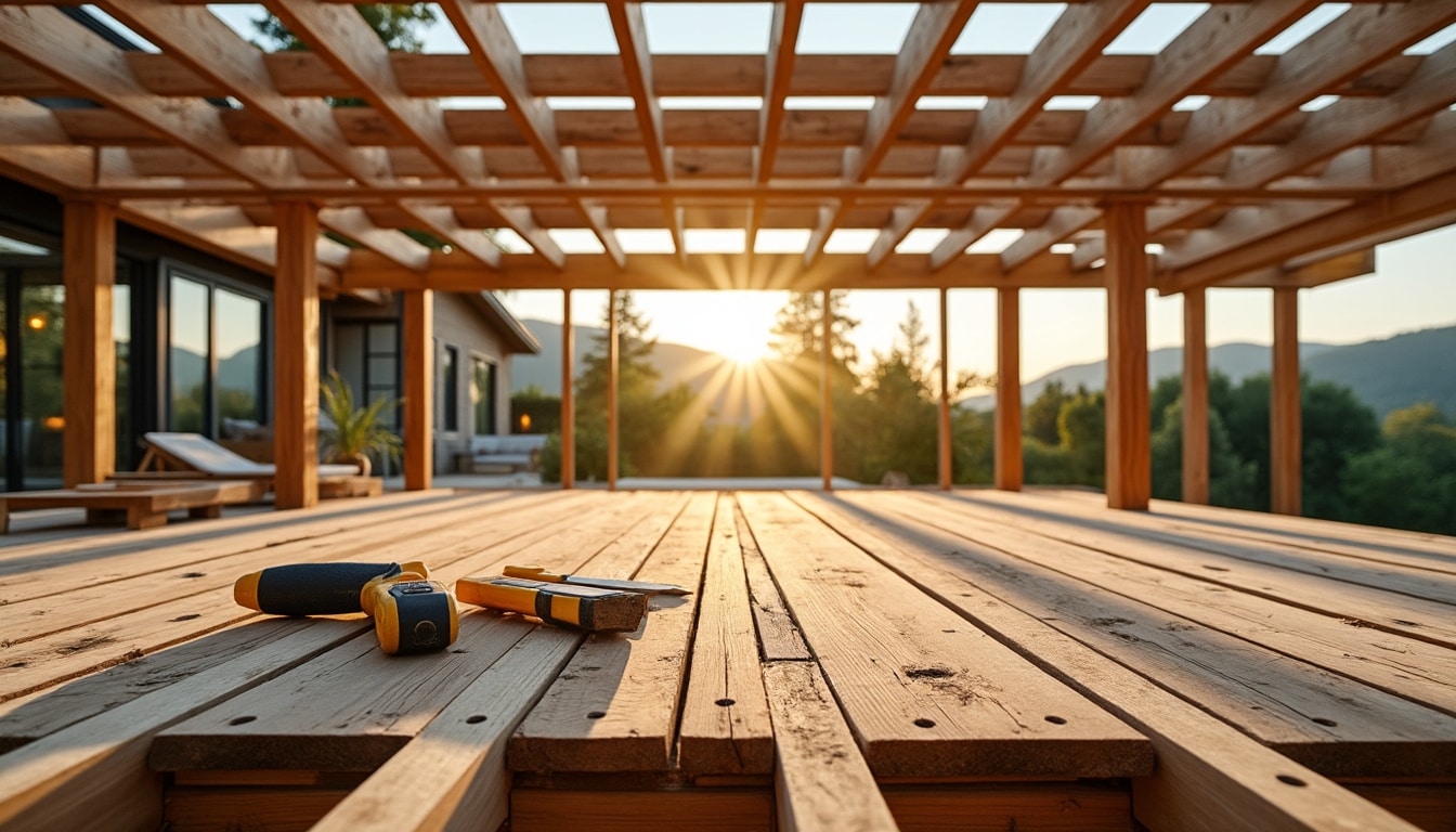 Illustration: Comprendre l’importance de la structure en bois pour terrasse extérieure