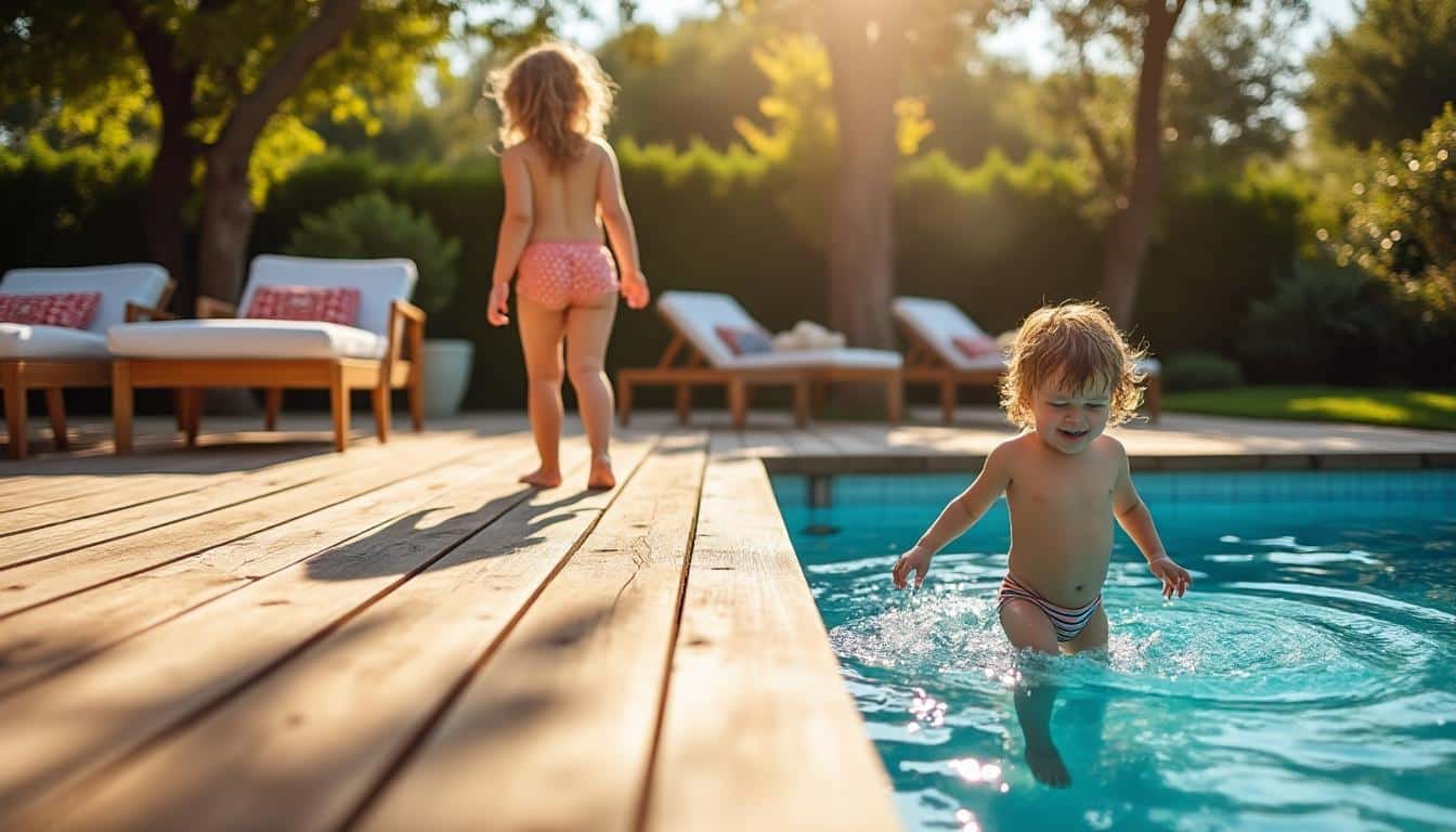 Illustration: Pourquoi opter pour une terrasse en bois autour de la piscine ?