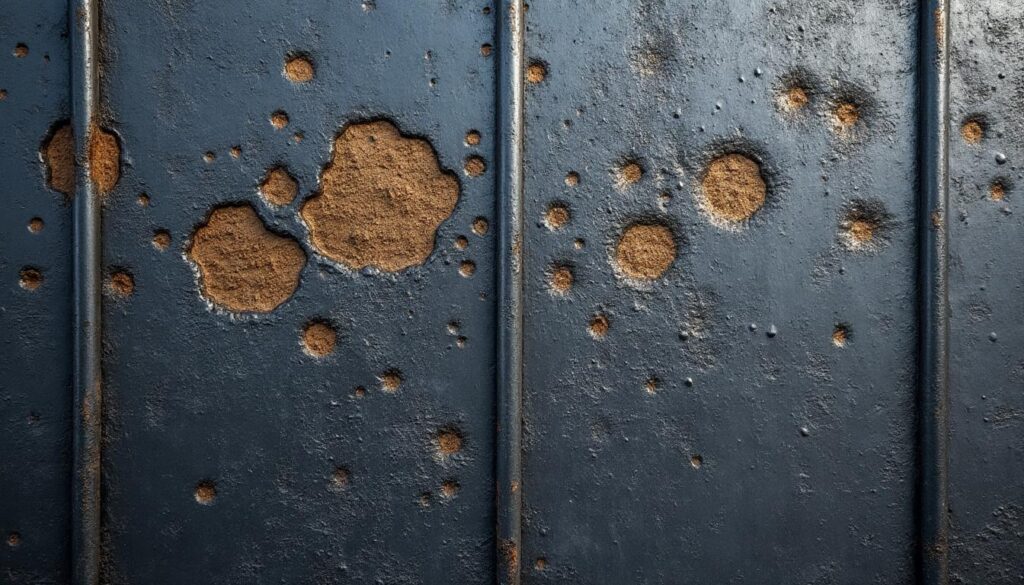 Portail rouillé : décapant chimique et réaction expliqués