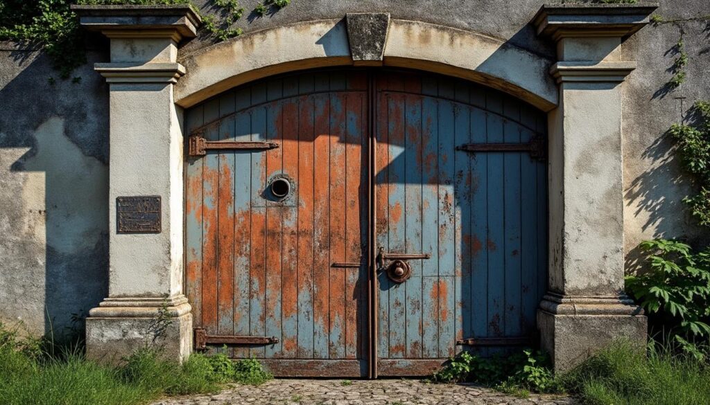 Portail rouillé en détérioration structurelle progressive : prévenir et réparer