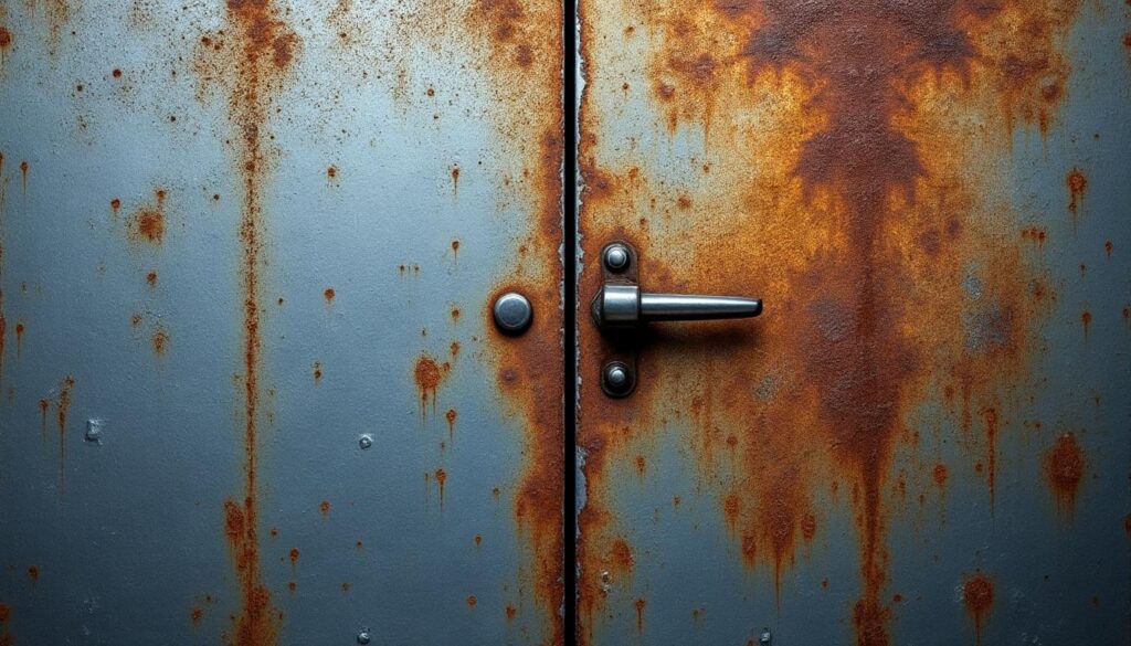 Portail rouillé : galvanisation partielle pour une reprise efficace
