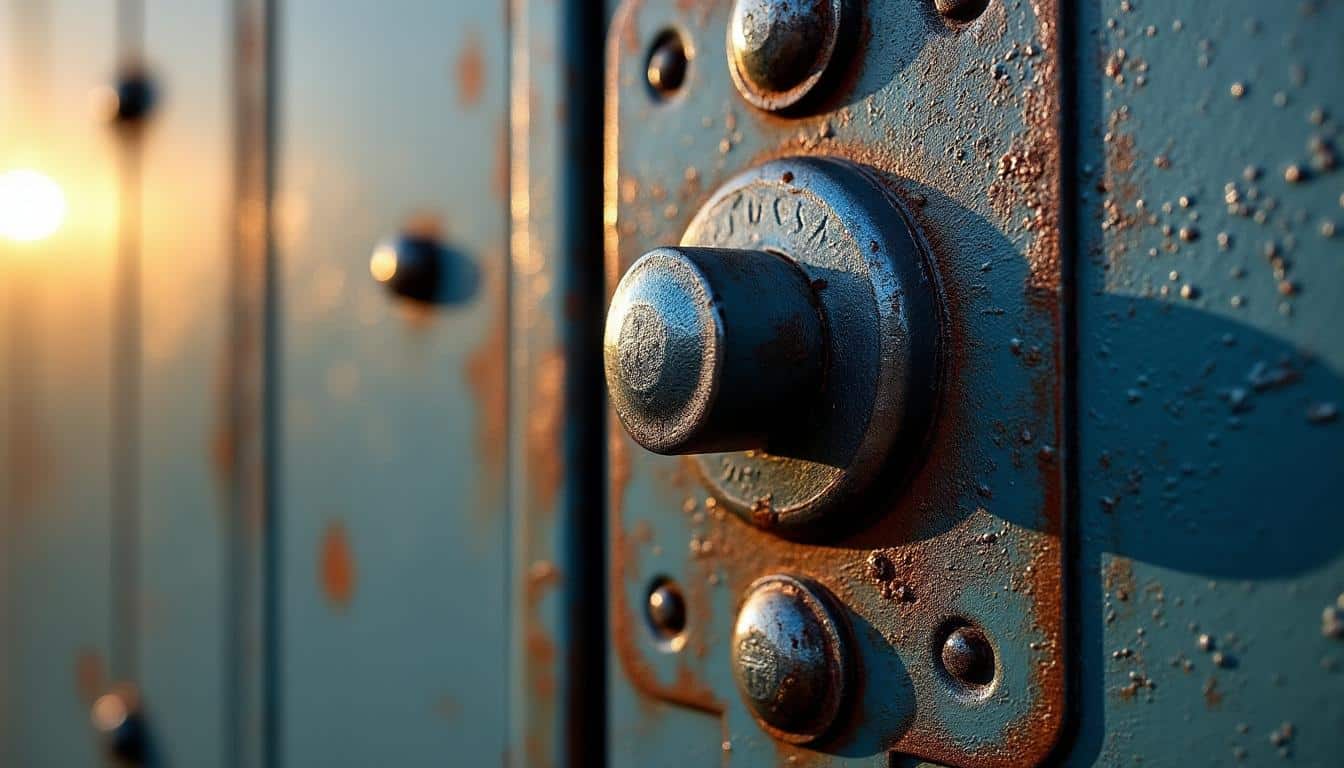 Illustration: Comprendre d’où vient le grincement d’un portail rouillé et comment le lubrifiant agit