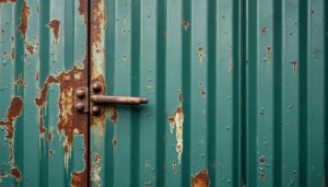 Portail rouillé à la peinture écaillée : réussir le décapage