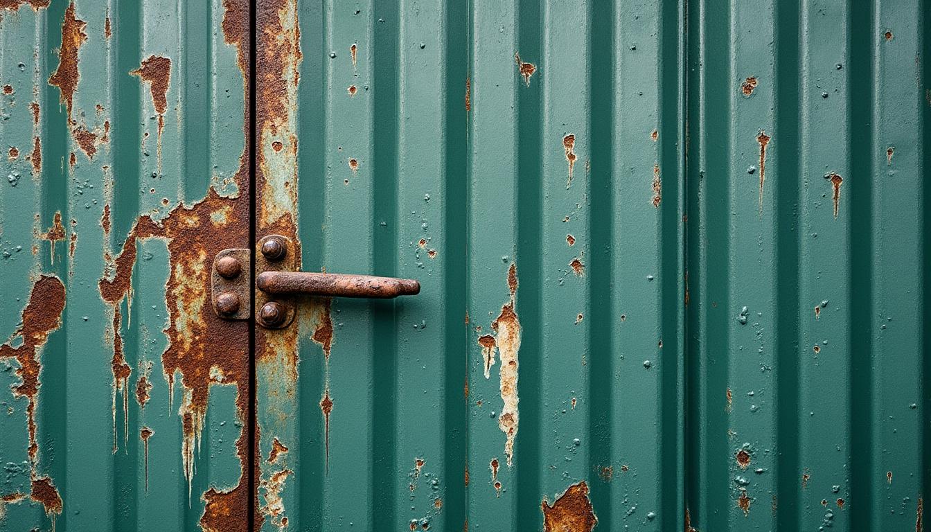 Portail rouillé à la peinture écaillée : réussir le décapage