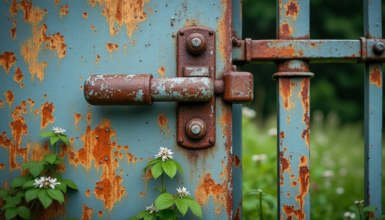 Portail rouillé : perte de rigidité des montants, causes et solutions