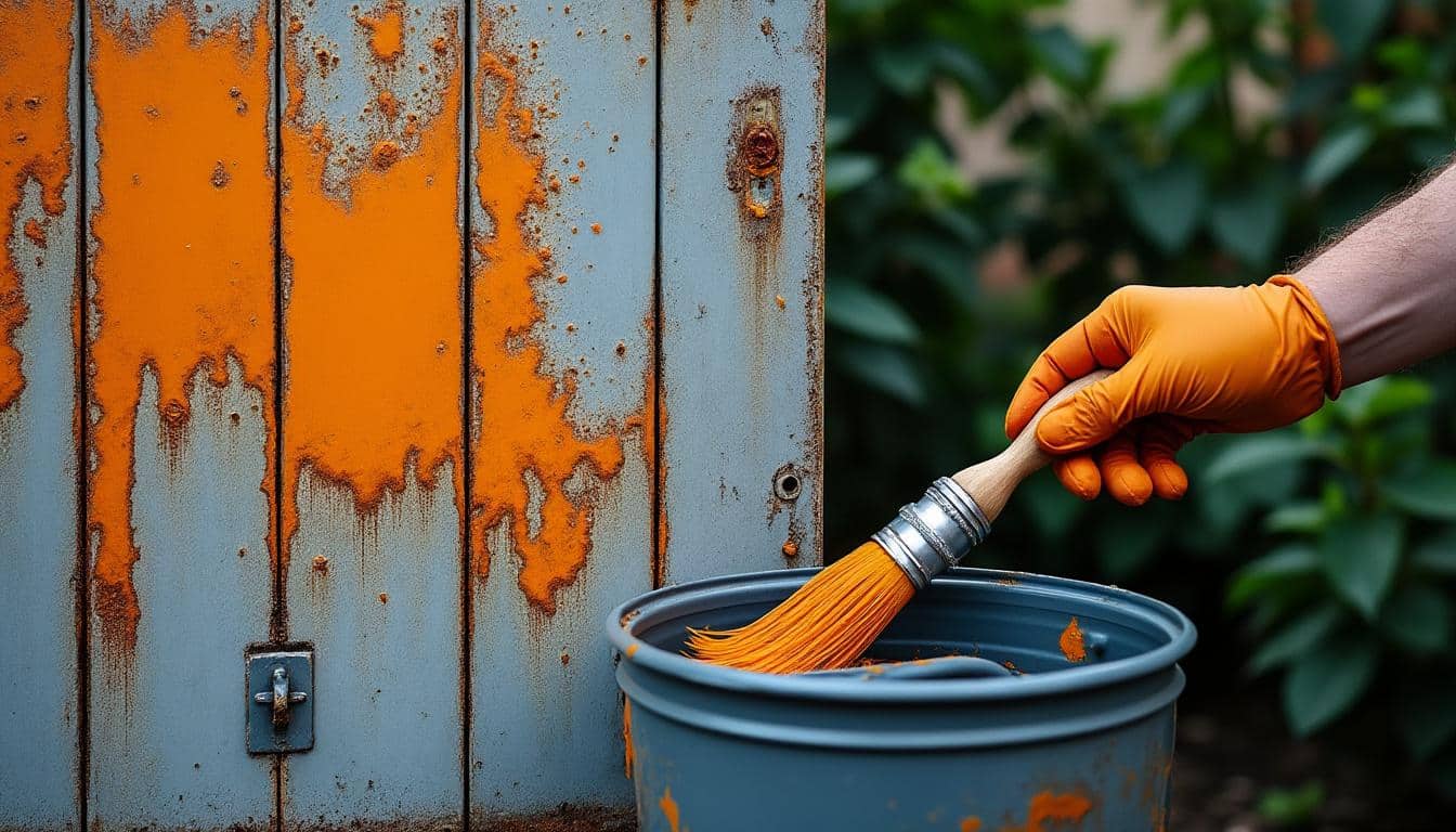 Illustration: Comprendre la rouille sur un portail : causes, signes et risques