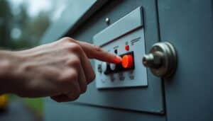 Fermeture automatique avec coupure du courant et verrouillage sécurisé