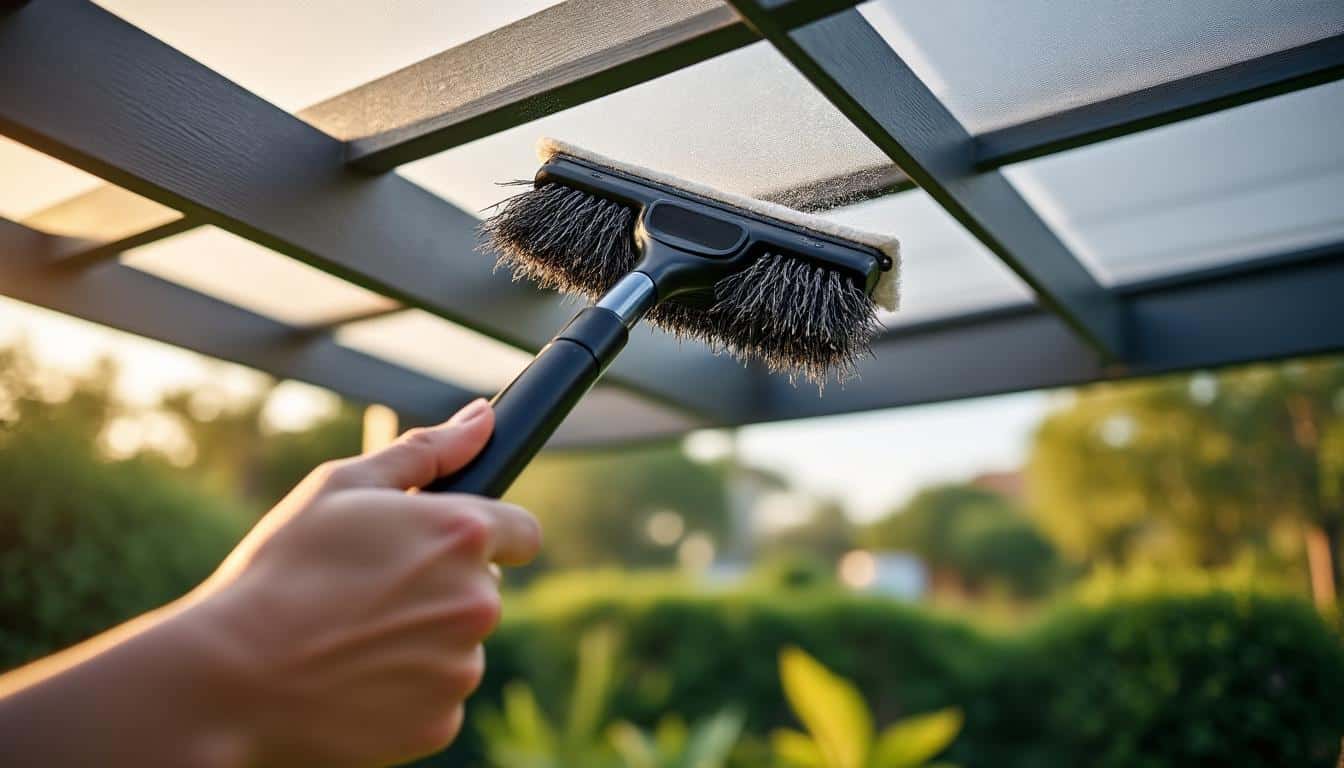 Brosse de nettoyage pour pergola bioclimatique : guide pratique et conseils