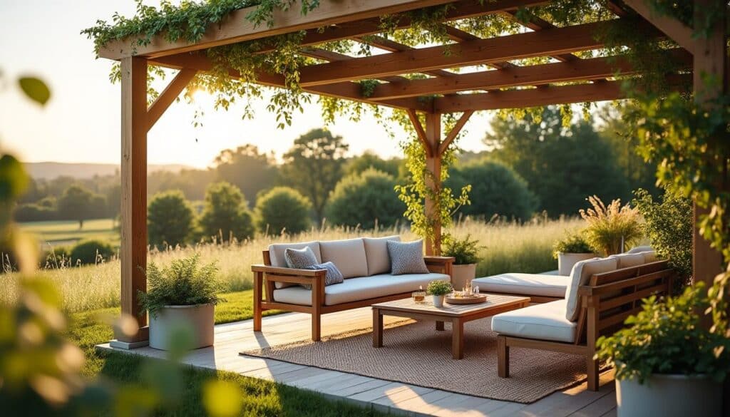 Pergolas bioclimatiques en bois : confort et durabilité optimisés