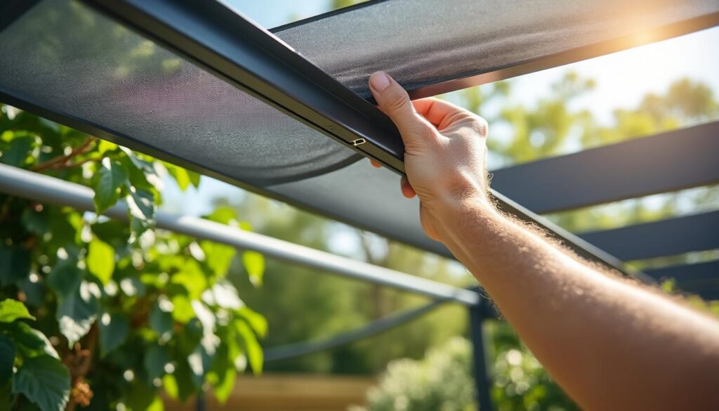 Pergola bioclimatique bloquée : causes et solutions efficaces