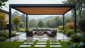 Pergola bioclimatique et grêle : protection et conseils essentiels