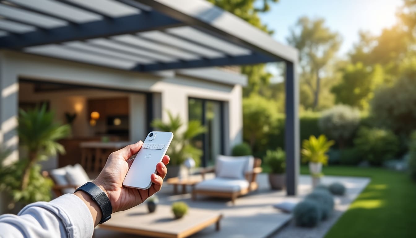Télécommande de pergola bioclimatique : confort et contrôle facile