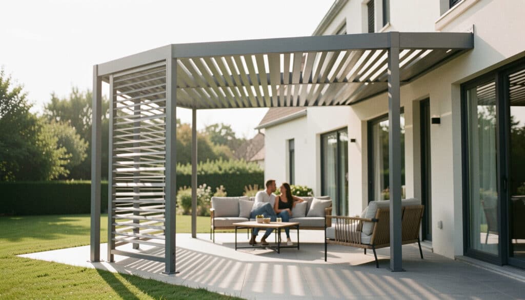 Bien orienter les lames d’une pergola bioclimatique