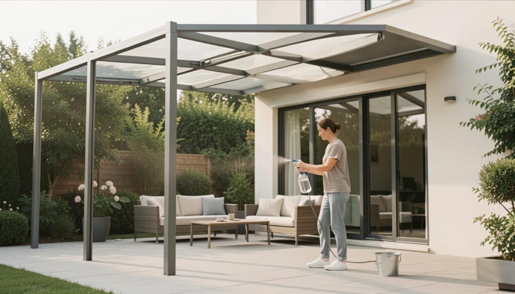 Comment entretenir une pergola bioclimatique sans risque